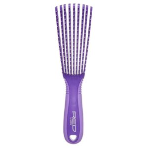 RED BY KISS GLIDE & DEFINE DETANGLING BRUSH NON SLIP PURPLE HH63 - Imagen 1