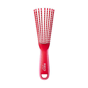 RED BY KISS GLIDE & DEFINE DETANGLING BRUSH NON SLIP RED HH53 - Imagen 1