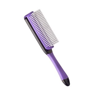 RED BY KISS NON SLIP DETANGLING BRUSH PURPLE HH46 - Imagen 2