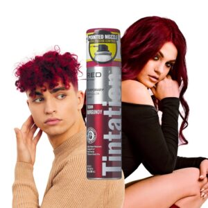 RED BY KISS TINTATION TEMPORARY HAIR COLOR SPRAY BURGUNDY TCS09 - Imagen 1