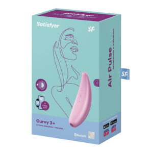 SATISFYER CURVY 3 AIR PULSE STIMULATOR PINK - Imagen 1