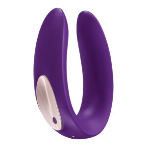 SATISFYER DOUBLE JOY SILICONE VIBRATOR PURPLE - Imagen 3