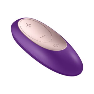 SATISFYER DOUBLE PLUS REMOTE SILICONE COUPLE VIBES PURPLE - Imagen 4
