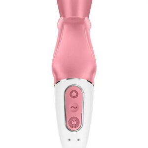SATISFYER HUG ME SILICONE VIBRATOR & CLITORIAL STIMULATOR PINK - Imagen 3