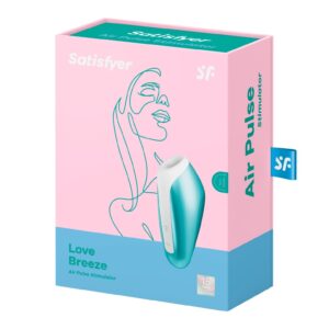 SATISFYER LOVE BREEZE SILICONE CLITORAL STIMULATOR ICE BLUE - Imagen 1