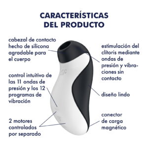 SATISFYER ORCA SILICONE CLITORIAL STIMULATOR - Imagen 4