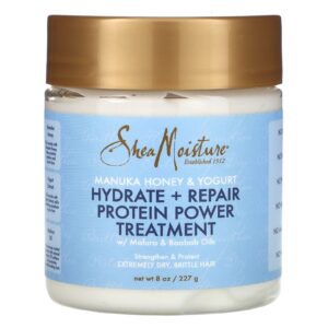 SHEA MOISTURE MANUKA HONEY & YOGURT HYDRATE + REPAIR PROTEIN POWER TREATMENT 227g - Imagen 1