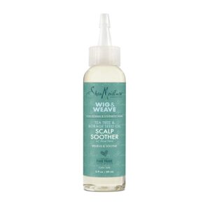 SHEA MOISTURE WIG & WEAVE TEA TREE & BORAGE SEED OIL SCALP SOOTHER 59ml - Imagen 1