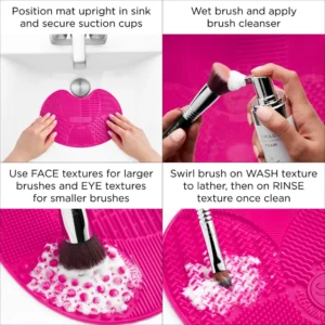SIGMA SPA EXPRESS BRUSH CLEANING MAT-PINK EM001 - Imagen 2