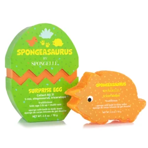 SPONGELLE SPONGEASAURUS SURPRISE ESS TRICERATOPS 2.5oz - Imagen 1