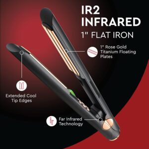 SUTRA BEAUTY IR2 INFRARED 1" FLAT IRON 10HS IR2-B1 - Imagen 2