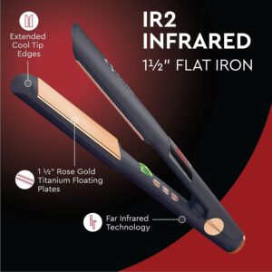 SUTRA BEAUTY IR2 INFRARED 1" 1/2 FLAT IRON 10HSIR2W-B1 - Imagen 2