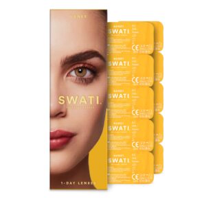 SWATI CONTACT LENSES HONEY HAZEL BROWN 1 DAY - Imagen 1