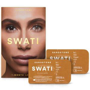 SWATI CONTACT LENSES SANDSTONE BROWN 1 MONTH - Imagen 1