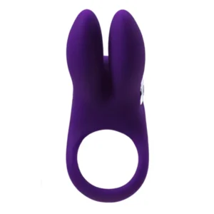 VEDO SEXY BUNNY RECHARGEABLE VIBRATING C-RING PURPLE - Imagen 1
