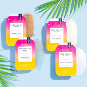 VOESH PEDI IN A BOX DELUXE 4 STEP COCO COLADA OASIS VPC208COL - Imagen 2