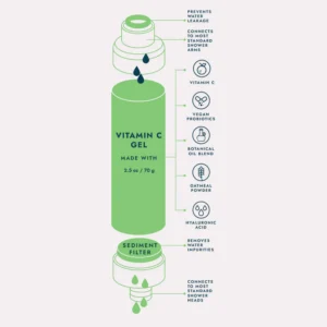 VOESH VITAMIN C SHOWER FILTER LAVENDER LAND 70gr VBF125LVR - Imagen 3