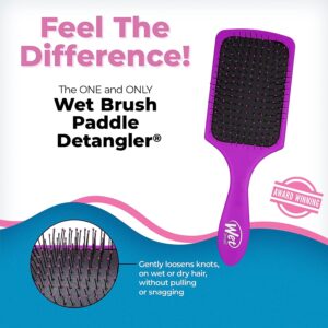 WET BRUSH PADDLE DETANGLER PURPLE - Imagen 2