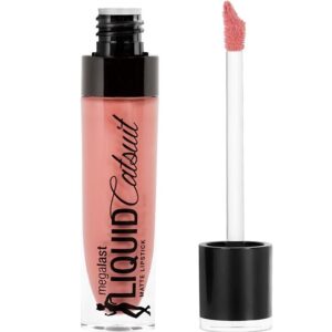 WET N WILD MEGALAST LIQUID CATSUIT MATTE LIPSTICK NUDIST PEACH 3.3g - Imagen 1