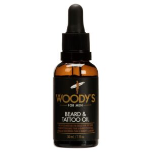 WOODY'S FOR MEN BEARD AND TATTOO OIL 30ml - Imagen 1