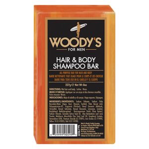 WOODY'S FOR MEN HAIR AND BODY SHAMPOO BAR 227g - Imagen 1
