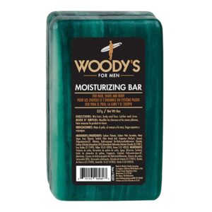 WOODY'S FOR MEN MOISTURIZING BAR 227g - Imagen 1