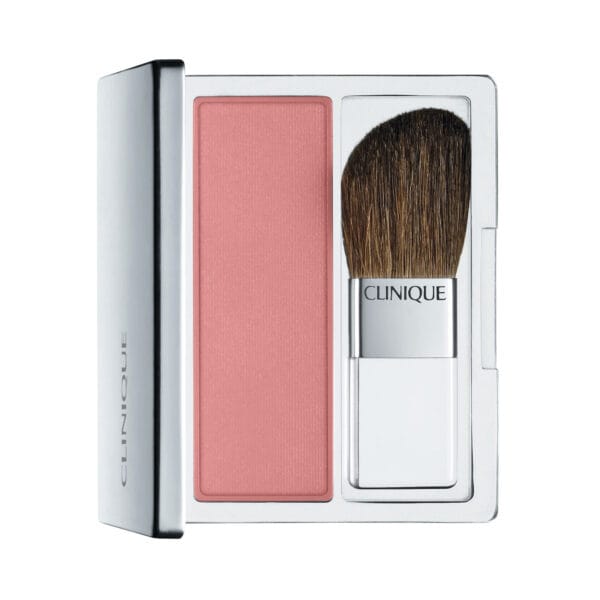 Polvo compacto Blushing Blush™ 110 de Clinique con brocha en estuche.