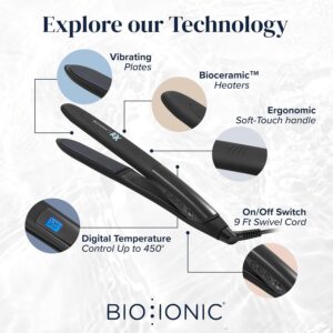 BIO IONIC 10X PRO STYLING IRON 1" BLACK - Imagen 2