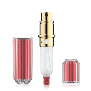 TRAVALO BIJOUX OVAL EASY FILL PERFUME RED - Imagen 2