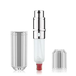 TRAVALO BIJOUX OVAL EASY FILL PERFUME SILVER - Imagen 2