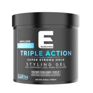ELEGANCE TRIPLE ACTION EARTH SUPER STRONG HOLD STYLING GEL 1L - Imagen 1
