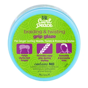 JUST FOR ME CURL PEACE BRAIDING & TWISTING GRIP GLAZE 156g - Imagen 1