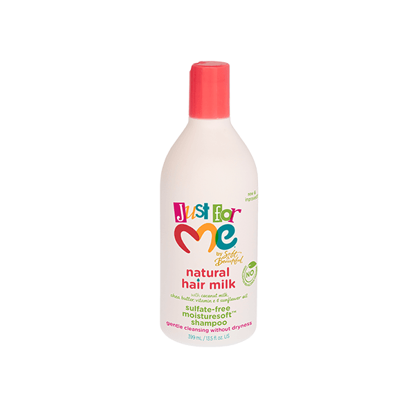JUST FOR ME NATURAL MILK SULFATE-FREE MOISTURESOFT SHAMPOO 399ml