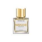 Perfume Nishane Wulong Cha Extraite de Parfum 100ml en botella de lujo dorada.