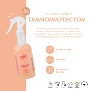 OLÉ PROTECCION TERMICA TERMOPROTECTOR DESENREDANTE 250ml - Imagen 2