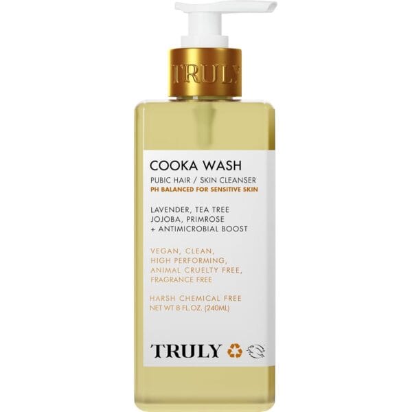 TRULY COOKA WASH PUBIC HAIR SKIN CLEANSER 240ml