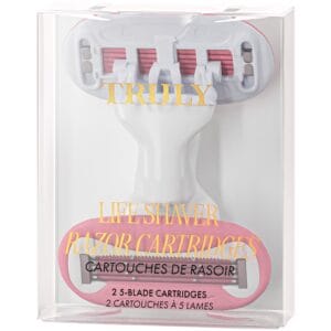 TRULY PINK RAZOR REFILLS CLEAR BOX - Imagen 1