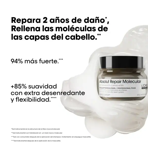 L'ORÉAL PROFESSIONNEL MASCARILLA ABS REPAIR MOLECULAR 250ML - en Ultra Panamá