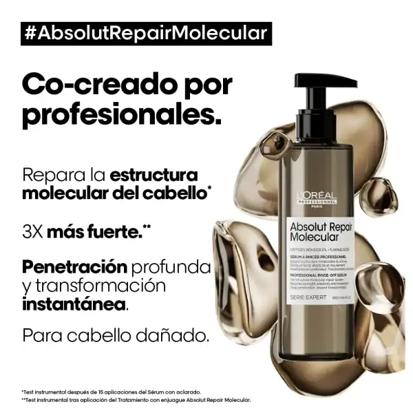 L'ORÉAL PROFESSIONNEL SÉRUM ABS REPAIR MOLECULAR 250ML - en Ultra Panamá