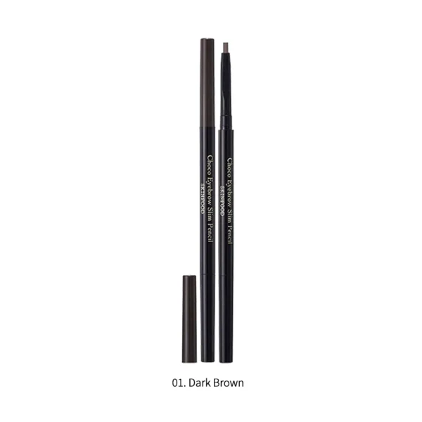 SKINFOOD CHOCO EYEBROW SLIM PENCIL 01 DARK BROWN