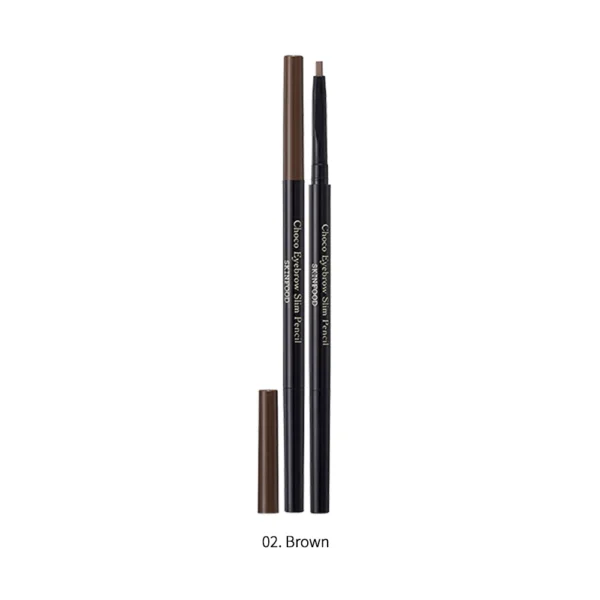 SKINFOOD CHOCO EYEBROW SLIM PENCIL 02 BROWN