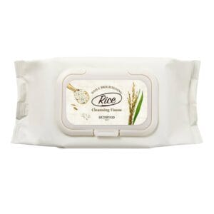 SKINFOOD RICE DAILY BRIGHTENING CLEANSING TISSUE 380ml - Imagen 1