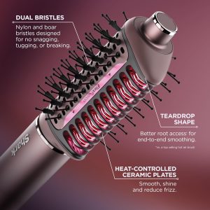 SHARK FLEX FUSION STRAIGHT PEARL PURPLE CURLY HD642S - Imagen 8