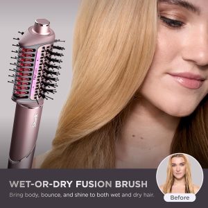SHARK FLEX FUSION STRAIGHT PEARL PURPLE CURLY HD642S - Imagen 9