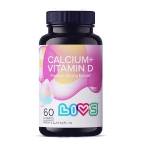 LIVS GUMMIES CALCIUM + VITAMIN D COTTON CANDY 60 GUMMIES - Imagen 1