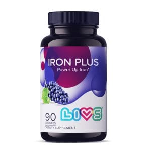 LIVS GUMMIES IRON PLUS GRAPE 90 GUMMIES - Imagen 1