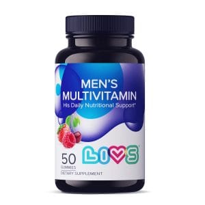LIVS GUMMIES MEN'S MULTIVITAMIN 50 GUMMIES - Imagen 1