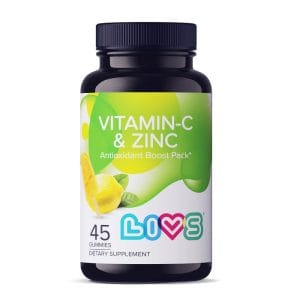LIVS GUMMIES VITAMIN C & ZINC LEMON ICE POP 45 GUMMIES - Imagen 1