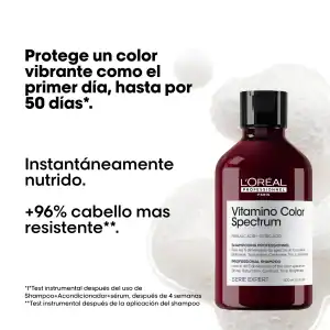 L'ORÉAL PROFESSIONNEL SHAMPOO VITAMINO COLOR SPECTRUM 300ML - Imagen 2