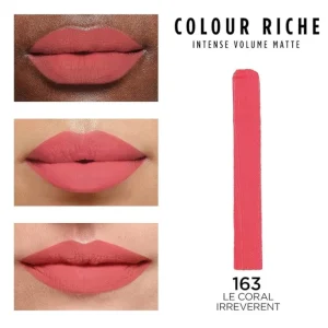 L'ORÉAL PARIS COLOR RICHE VOLUME MATTE 163 LE CORAL IRREVERENT - Imagen 2